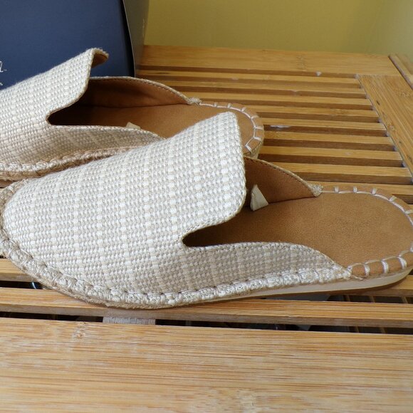 Universal Thread Women's Woven Mae Flats Slip On Mules Size 7 - Picture 2 of 9